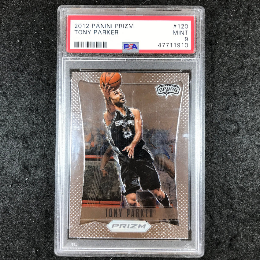2012 Panini Prizm TONY PARKER #120 PSA 9 (910)