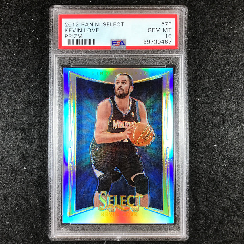 2012 Panini Select KEVIN LOVE Silver Prizm #75 PSA 10 (467)