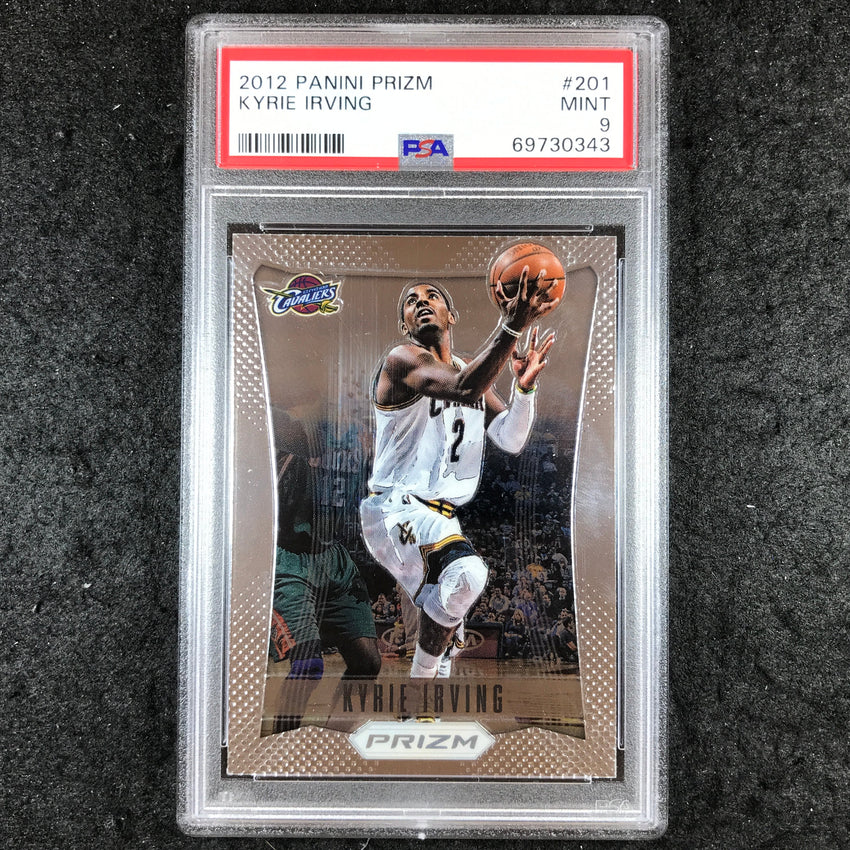2012 Prizm KYRIE IRVING Base #201 PSA 9 (343)