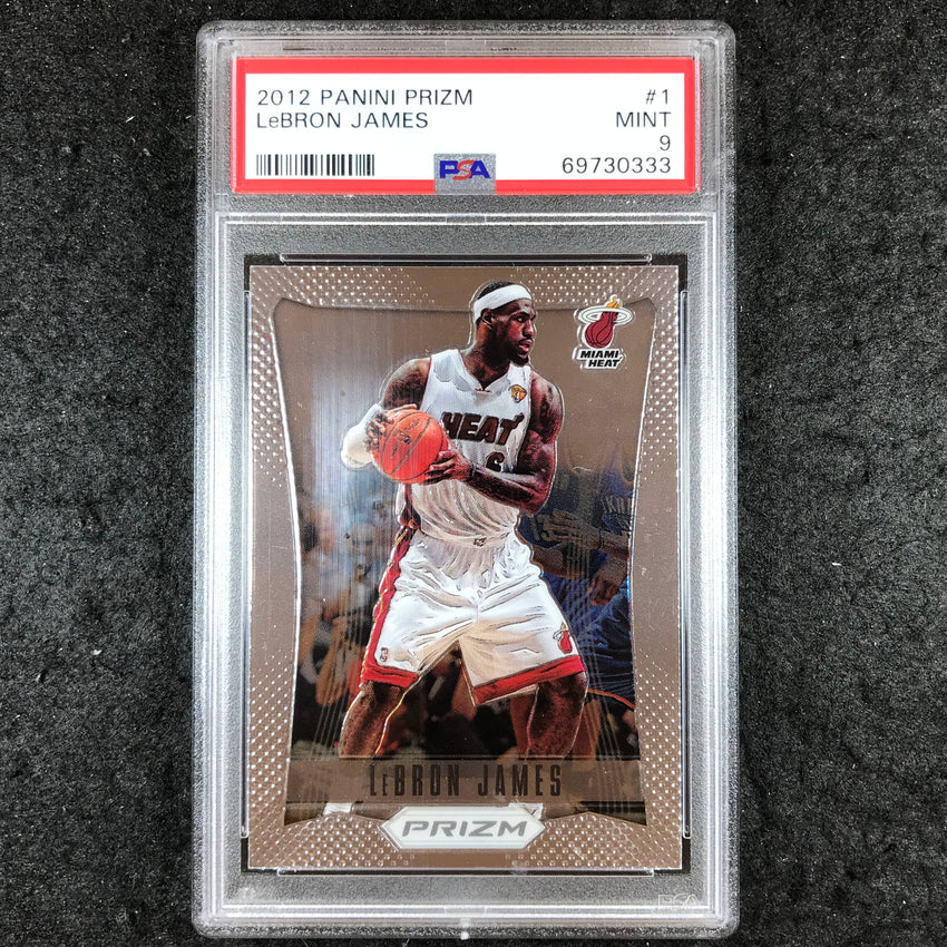 2012 Prizm LEBRON JAMES Base #1 PSA 9 (333)