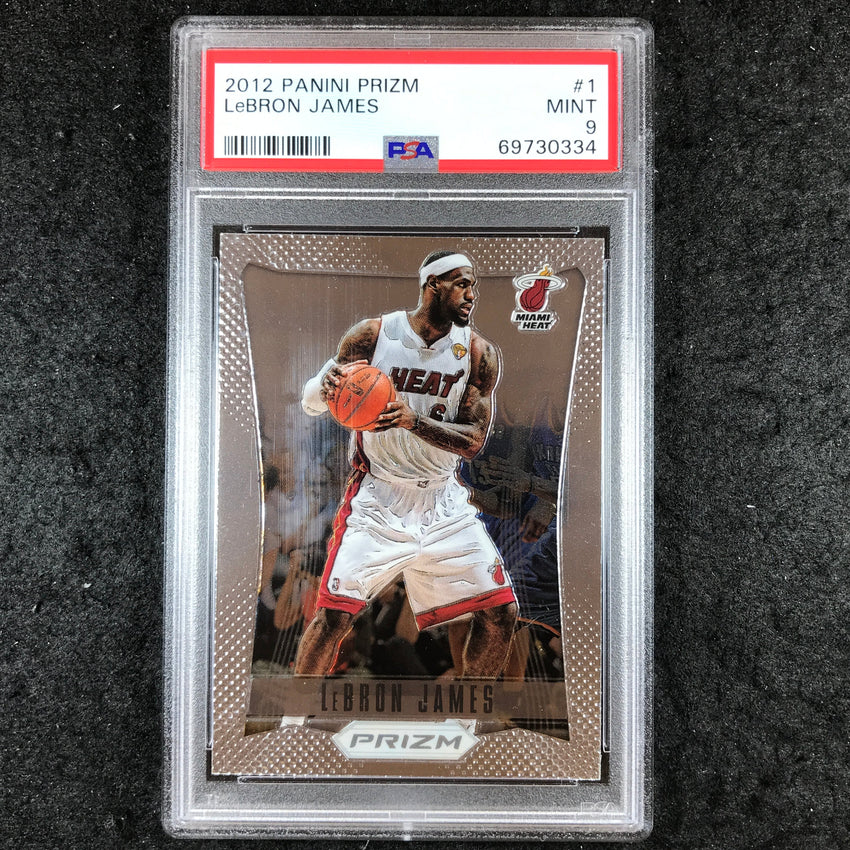 2012 Prizm LEBRON JAMES Base #1 PSA 9 (334)