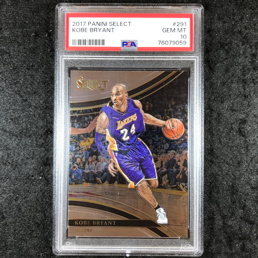 2017 Panini Select KOBE BRYANT Courtside Base #291 PSA 10 (059)