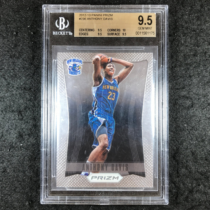 2012 Prizm ANTHONY DAVIS Rookie Base #236 BGS 9.5 (175)