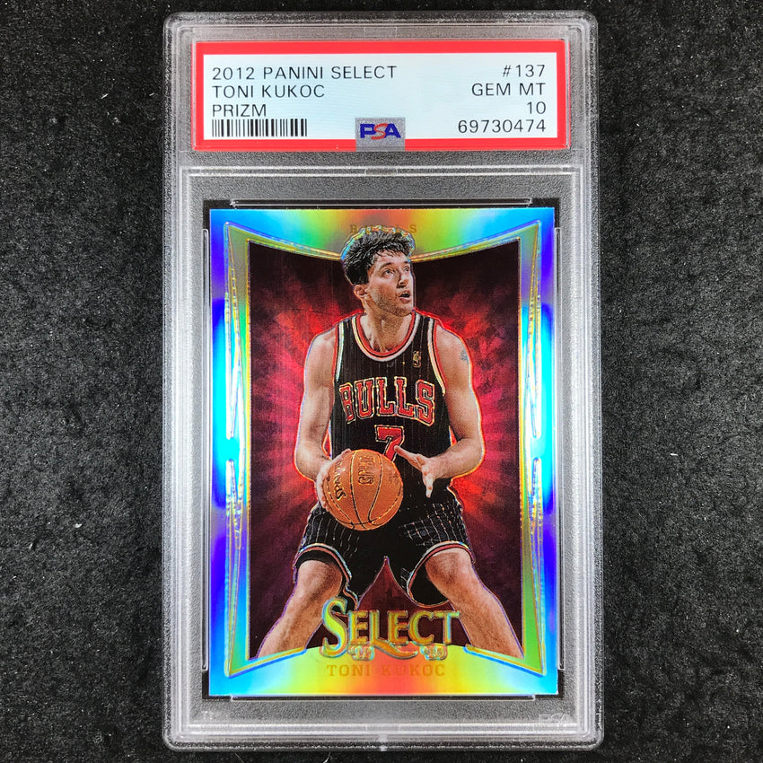 2012 Panini Select TONI KUKOC Silver Prizm #137 PSA 10 (474)