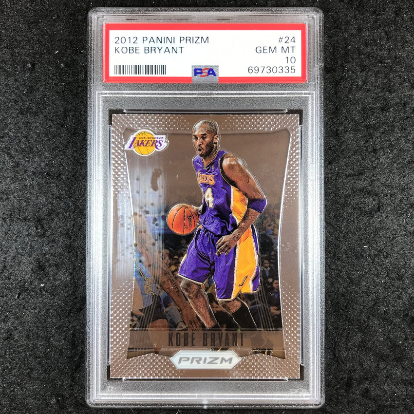 2012 Prizm KOBE BRYANT Base #24 PSA 10 (335)