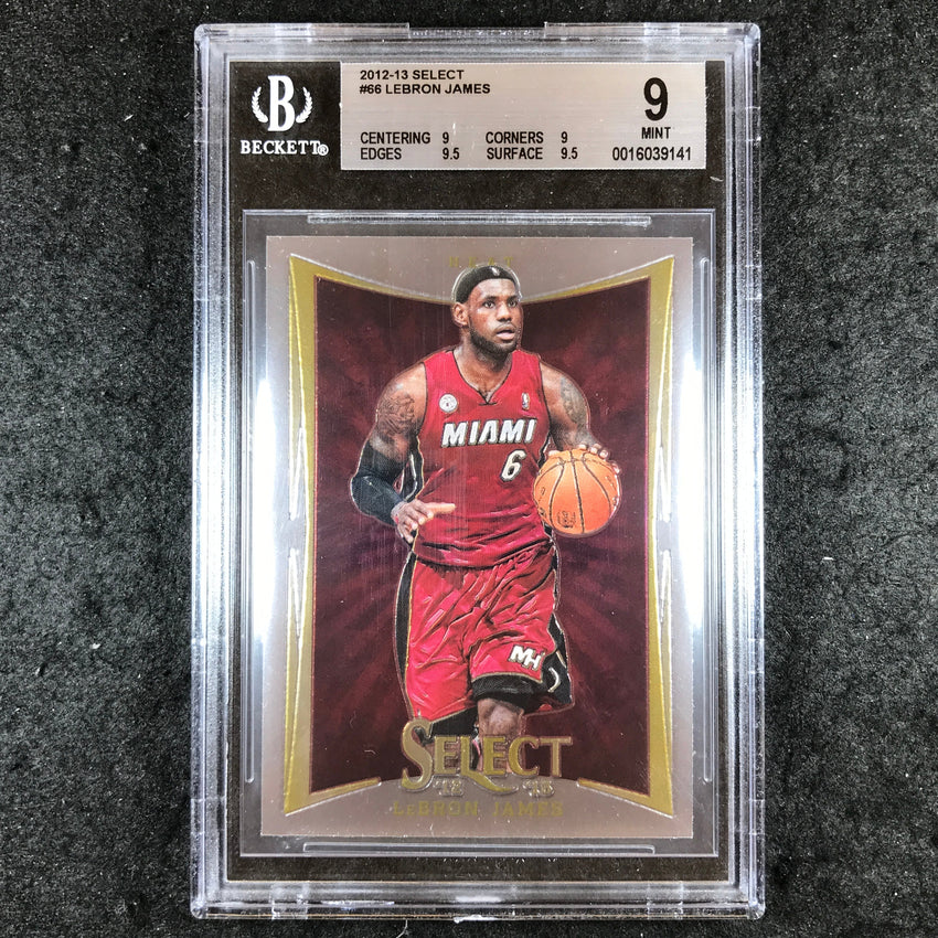 2012 Select LEBRON JAMES Base #66 BGS 9 (141)