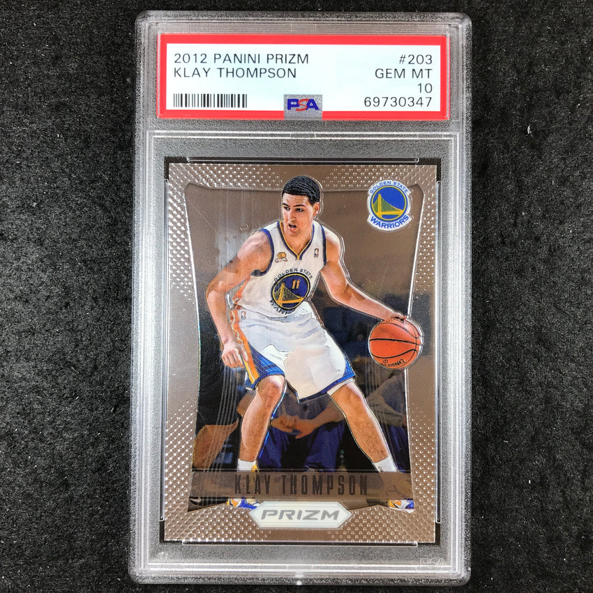 2012 Prizm KLAY THOMPSON Base #203 PSA 10 (347)