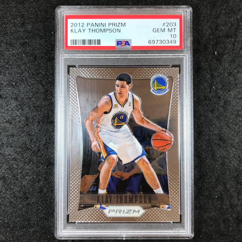 2012 Prizm KLAY THOMPSON Base #203 PSA 10 (349)