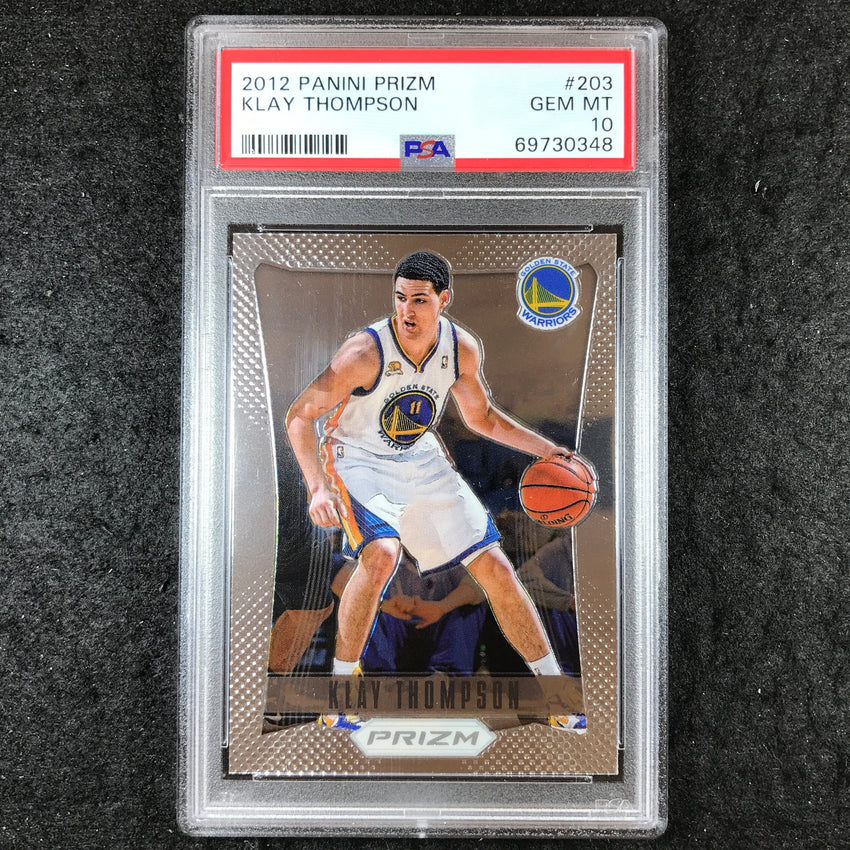 2012 Prizm KLAY THOMPSON Base #203 PSA 10 (348)