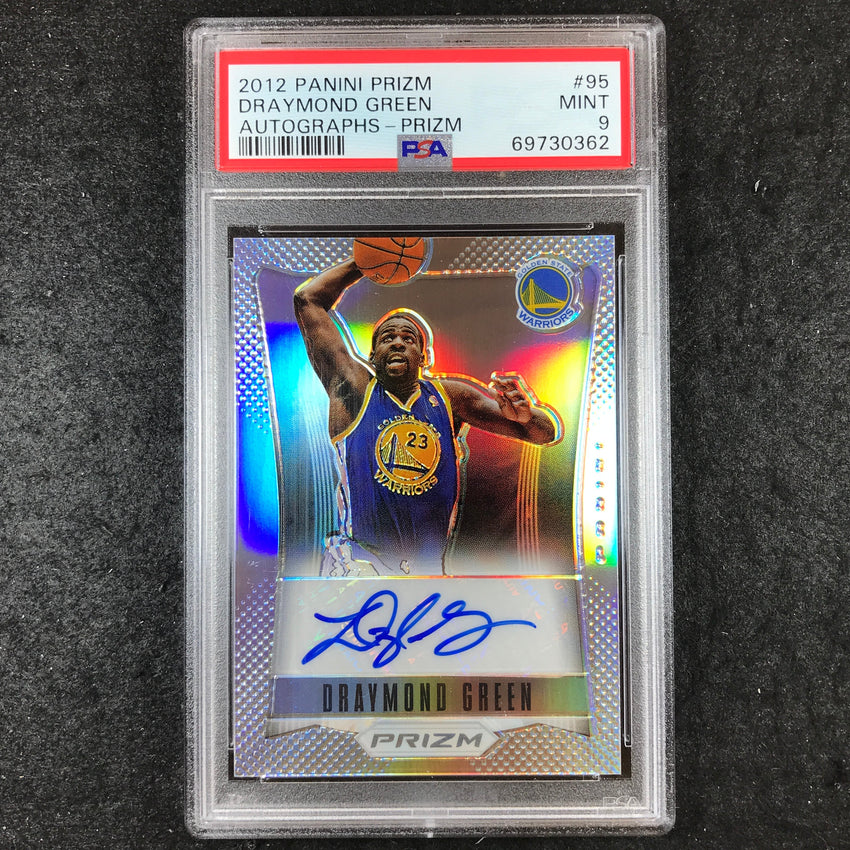 2012 Panini Prizm DRAYMOND GREEN Rookie Autographs 8/25 #95 PSA 9 (362)