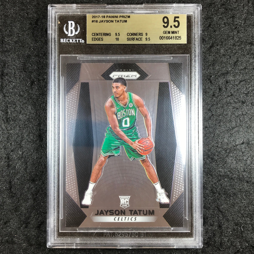2017 Prizm JAYSON TATUM Rookie Base #16 BGS 9.5 (825)