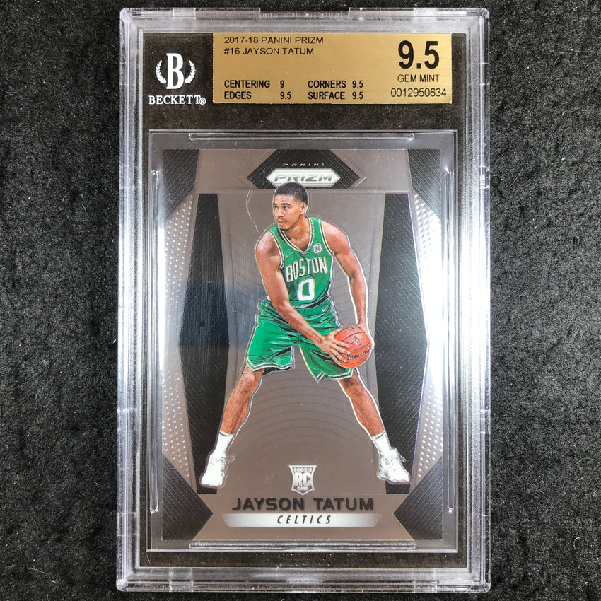 2017 Prizm JAYSON TATUM Rookie Base #16 BGS 9.5 (634)