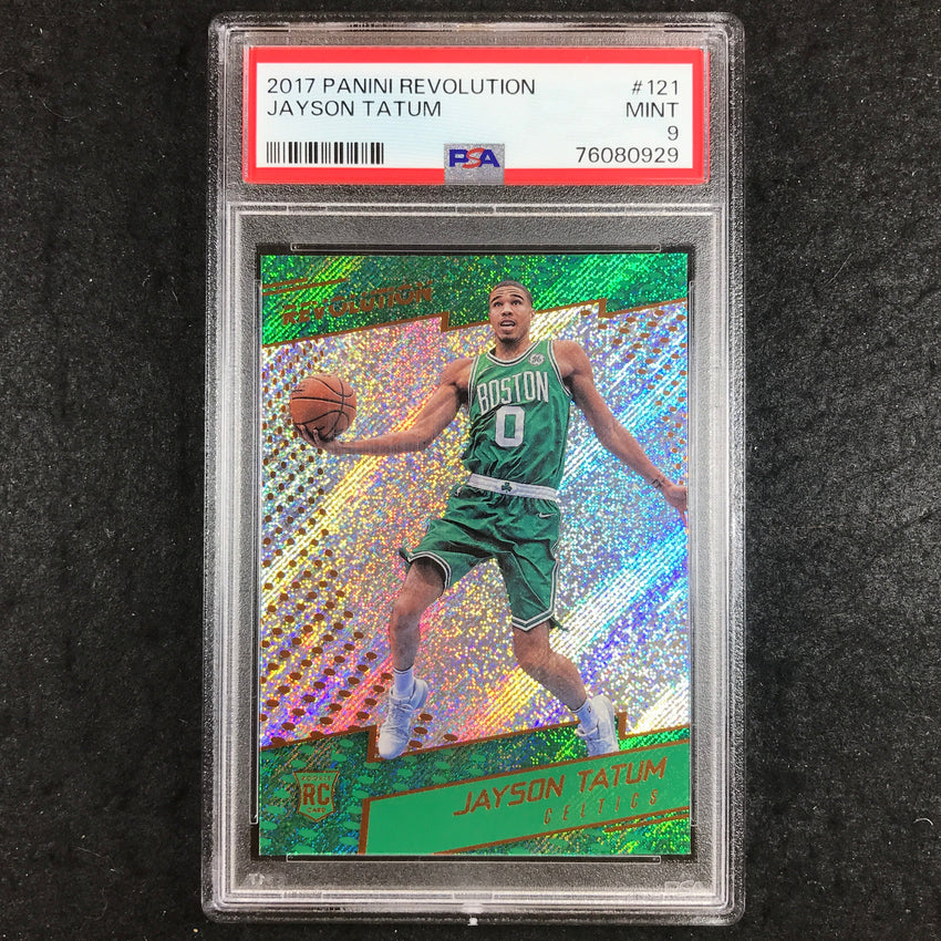 2017 Panini Revolution JAYSON TATUM Rookie #121 PSA 9 (929)