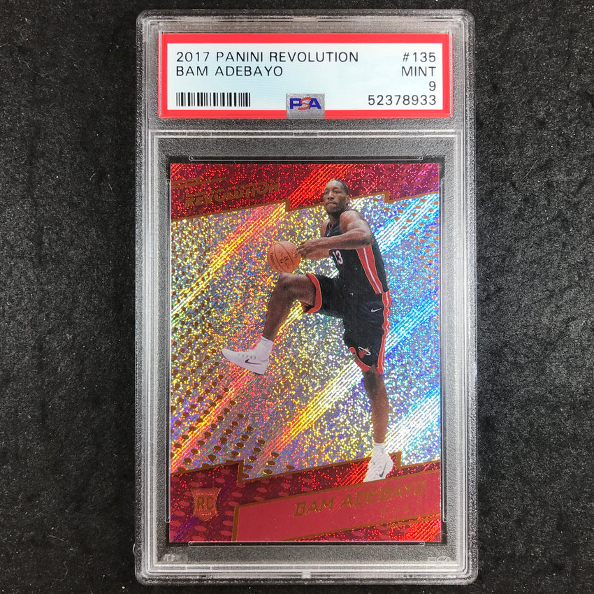 2017 Panini Revolution BAM ADEBAYO Rookie #135 PSA 9 (933)