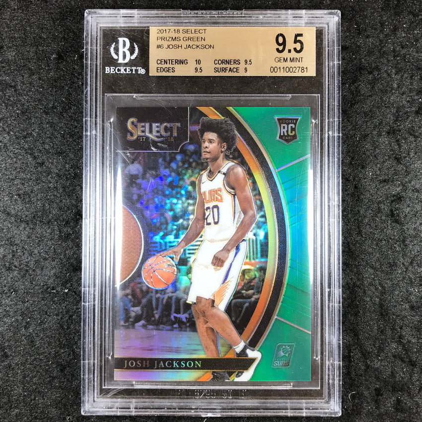 2017 Select JOSH JACKSON Rookie Green 4/5 #6 BGS 9.5 (781)
