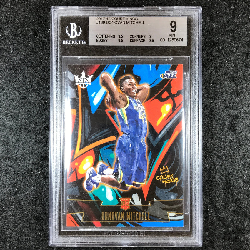 2017 Court Kings DONOVAN MITCHELL Rookies III #169 BGS 9 (674)