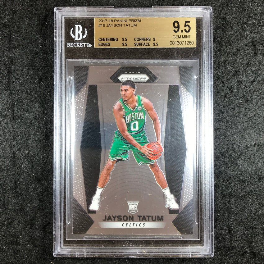 2017 Prizm JAYSON TATUM Rookie Base #16 BGS 9.5 (260)