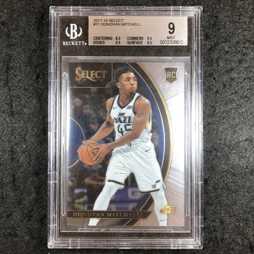 2017 Select DONOVAN MITCHELL Rookie Concourse #11 BGS 9 (612)