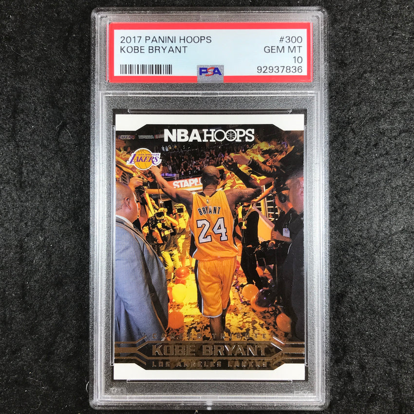2017 Panini Hoops KOBE BRYANT #300 PSA 10 (836)