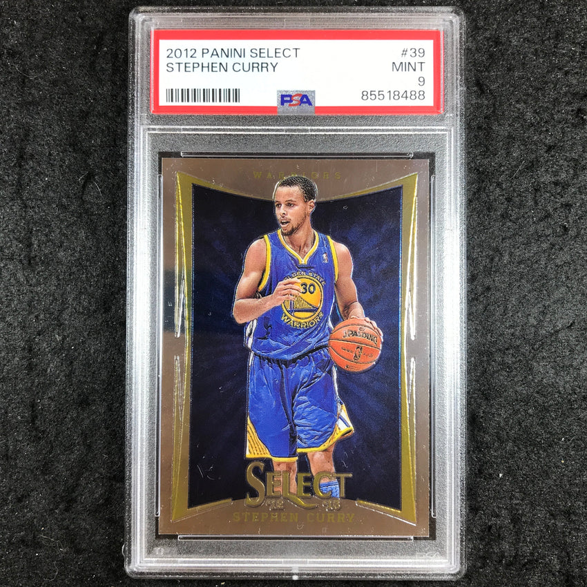 2012 Panini Select STEPHEN CURRY Base #39 PSA 9 (488)