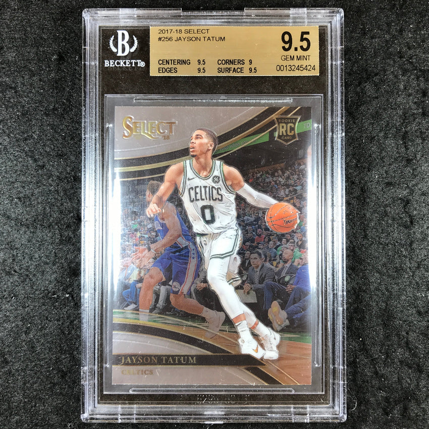 2017 Select JAYSON TATUM Rookie Courtside #256 BGS 9.5 (424)