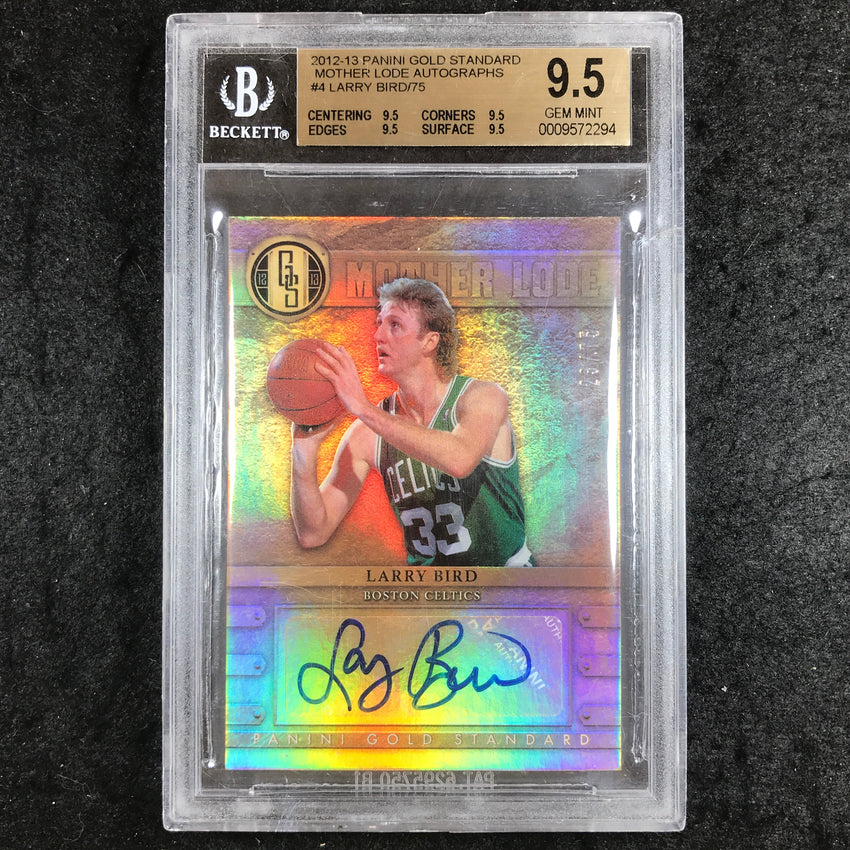 2012 Panini Gold Standard LARRY BIRD Mother Lode Auto 23/75 #4 BGS 9.5 (294)