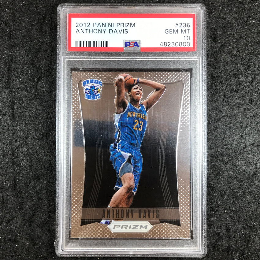2012 Prizm ANTHONY DAVIS Rookie Base #236 PSA 10 (800)