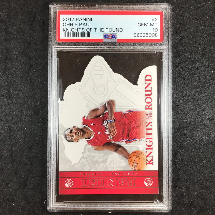 2012 Panini CHRIS PAUL Knights of the Round #2 PSA 10 (008)