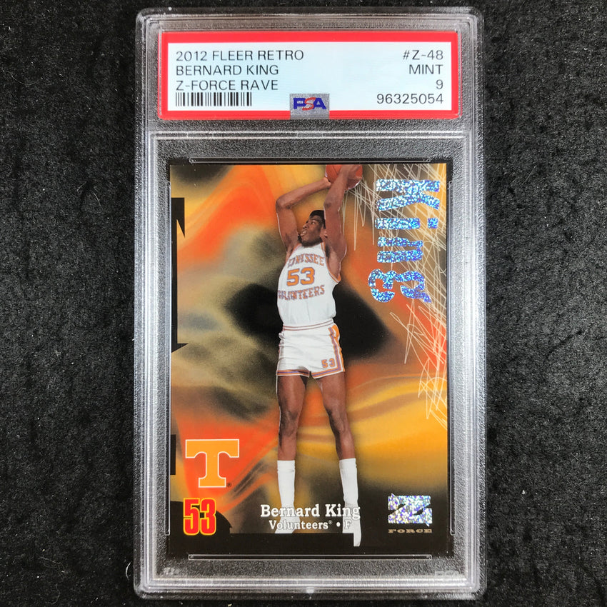2012 Fleer Retro BERNARD KING Z-Force Rave 129/399 #Z-48 PSA 9 (054)