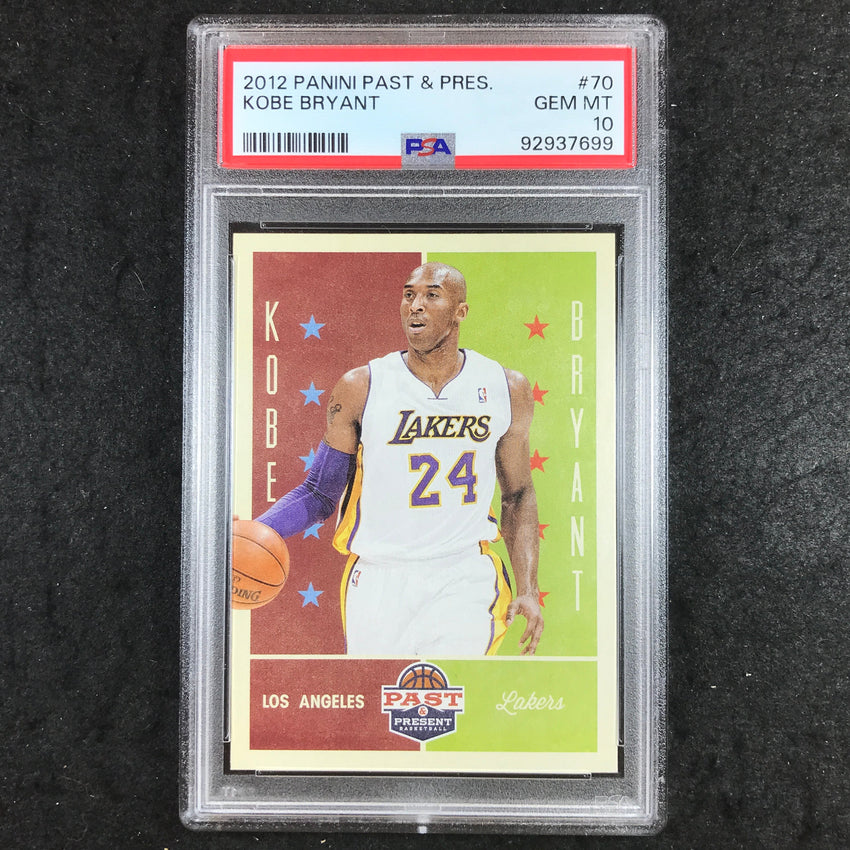 2012 Panini Past & Present KOBE BRYANT #70 PSA 10 (699)