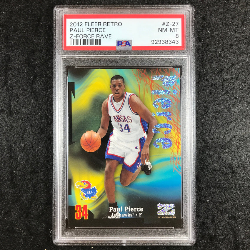 2012 Fleer Retro PAUL PIERCE Z-Force Rave 171/399 #Z-27 PSA 8 (343)