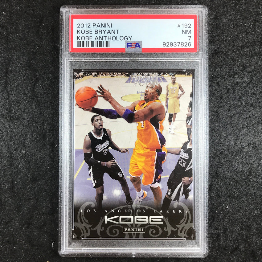 2012 Panini KOBE BRYANT Kobe Anthology #192 PSA 7 (826)