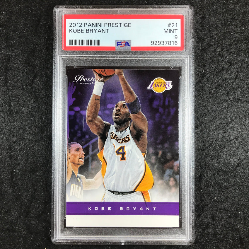 2012 Panini Prestige KOBE BRYANT #21 PSA 9 (816)