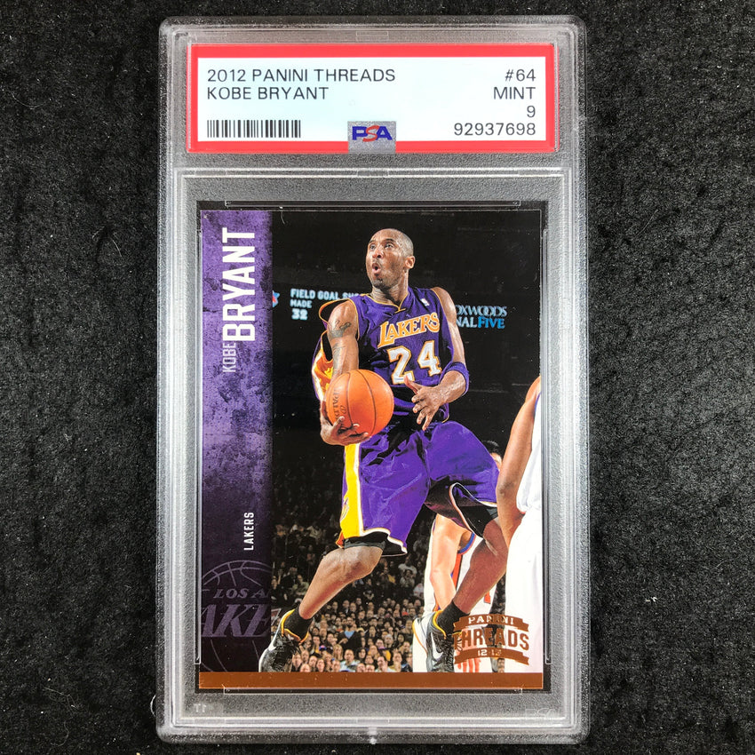 2012 Panini Threads KOBE BRYANT #64 PSA 9 (698)