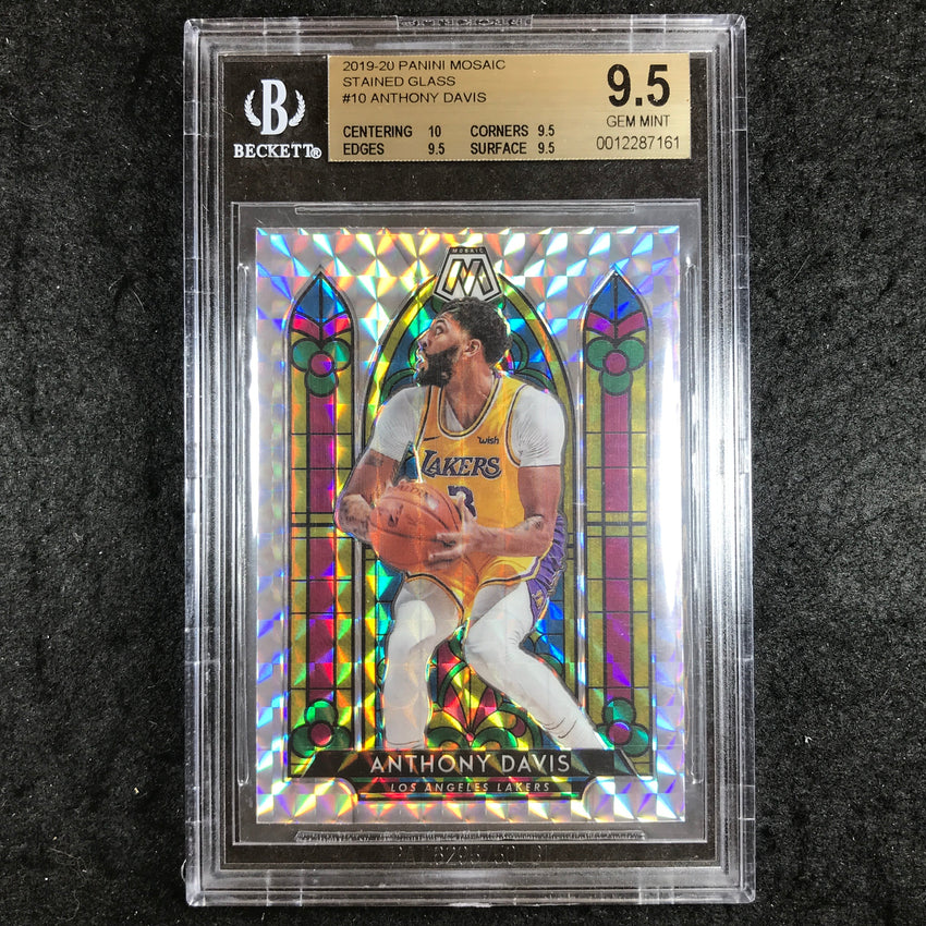 2019 Mosaic ANTHONY DAVIS Stained Glass #10 BGS 9.5 (161)