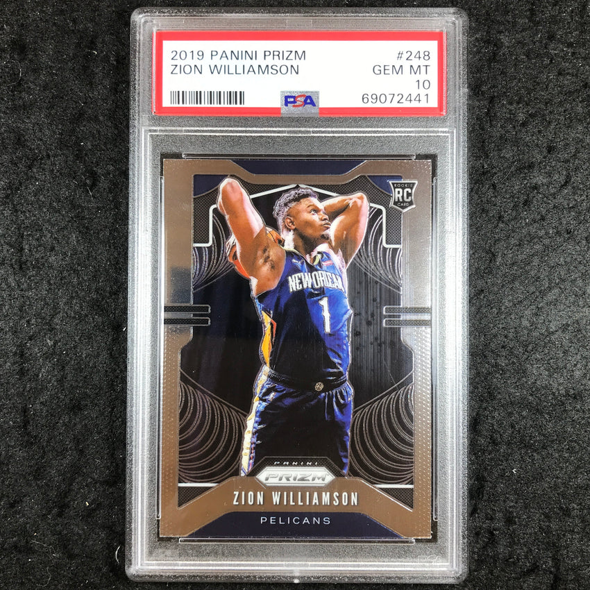 2019 Prizm ZION WILLIAMSON Rookie Base #248 PSA 10 (441)