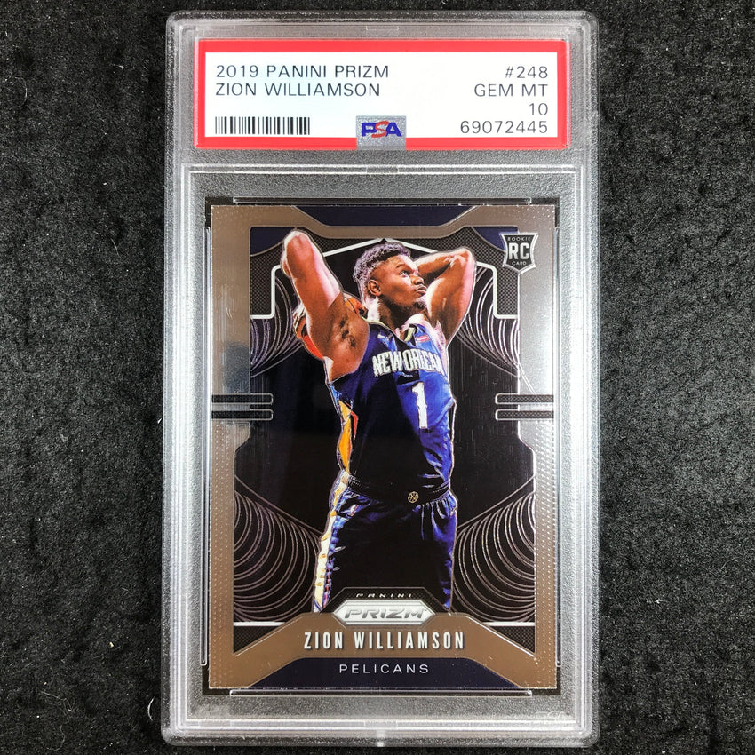 2019 Prizm ZION WILLIAMSON Rookie Base #248 PSA 10 (445)