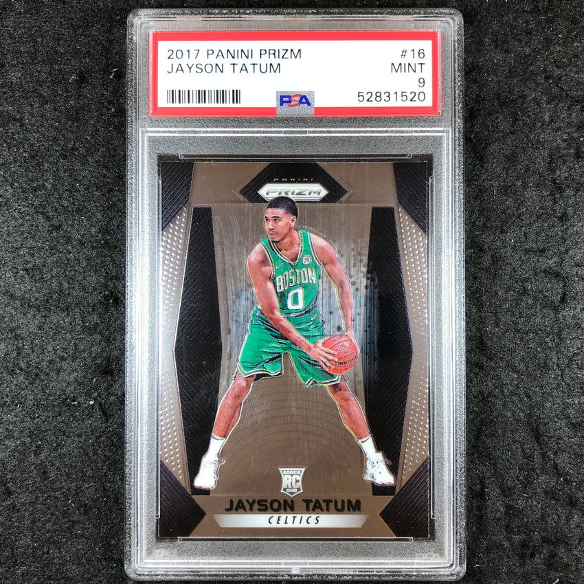 2017 Prizm JAYSON TATUM Rookie Base #16 PSA 9 (520)