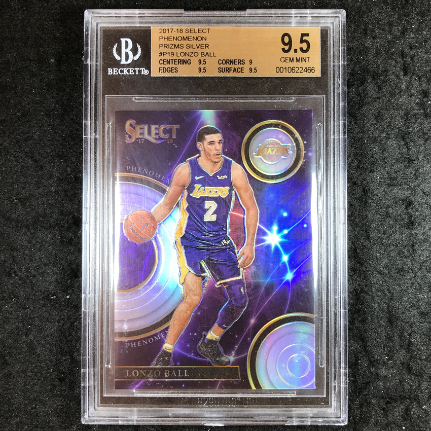 2017 Select LONZO BALL Rookie Phenomenon Silver #P19 BGS 9.5 (466)