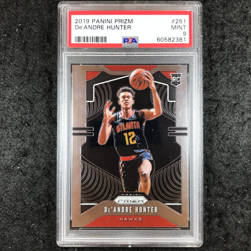 2019 Prizm DE'ANDRE HUNTER Rookie Base #251 PSA 9 (381)