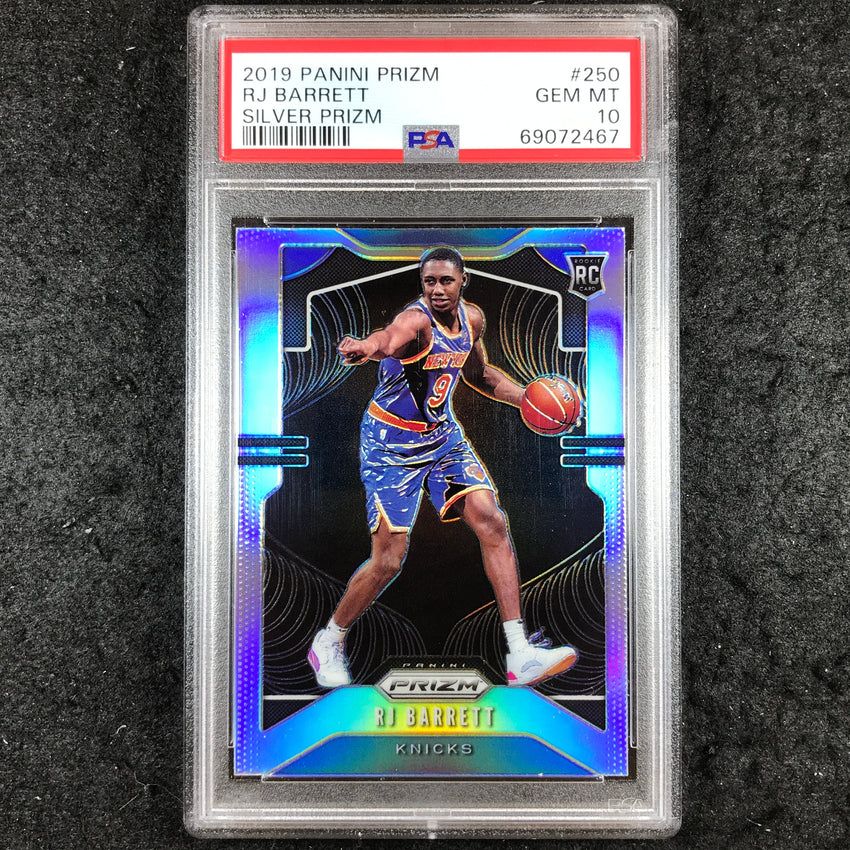 2019 Prizm RJ BARRETT Rookie Silver #250 PSA 10 (467)
