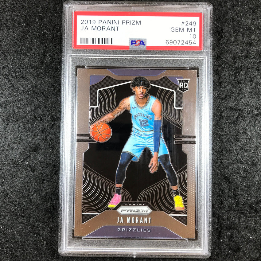 2019 Prizm JA MORANT Rookie Base #249 PSA 10 (454)