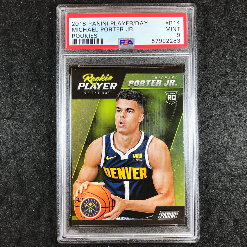 2018 Panini MICHAEL PORTER JR. Rookie Player of the Day #R14 PSA 9 (283)