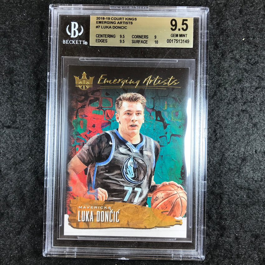 2018 Court Kings LUKA DONCIC Rookie Emerging Artists #7 BGS 9.5 (149)