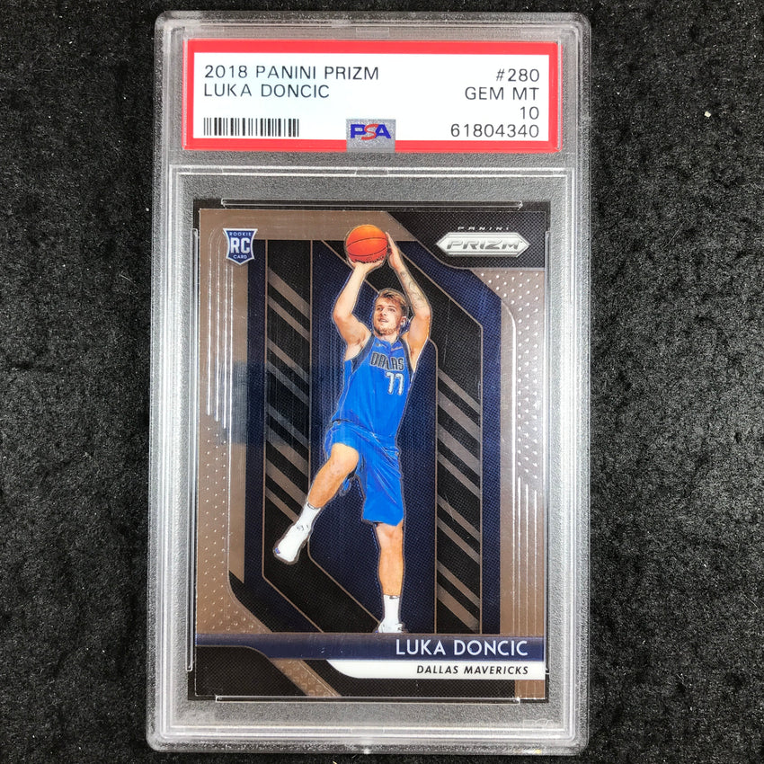 2018 Prizm LUKA DONCIC Rookie Base #280 PSA 10 (340)