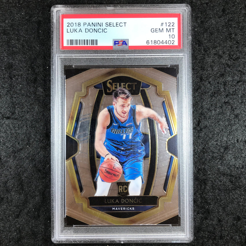 2018 Select LUKA DONCIC Premier Level Rookie Base #122 PSA 10 (402)