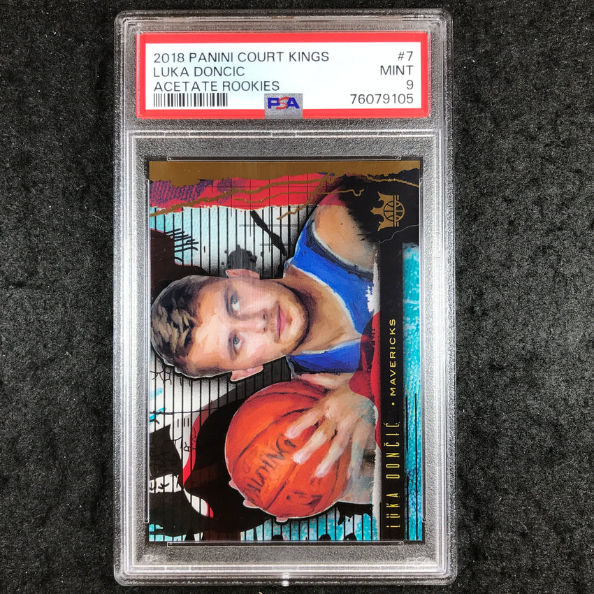 2018 Court Kings LUKA DONCIC Acetate Rookies #7 PSA 9 (105)