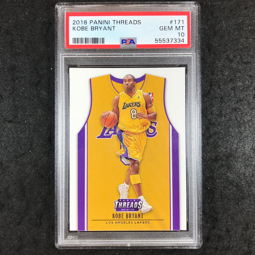 2018 Panini Threads KOBE BRYANT #171 PSA 10 (334)