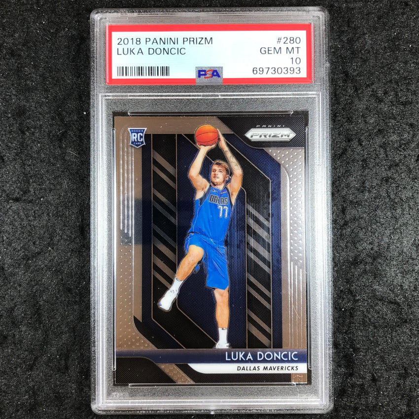 2018 Prizm LUKA DONCIC Rookie Base #280 PSA 10 (393)
