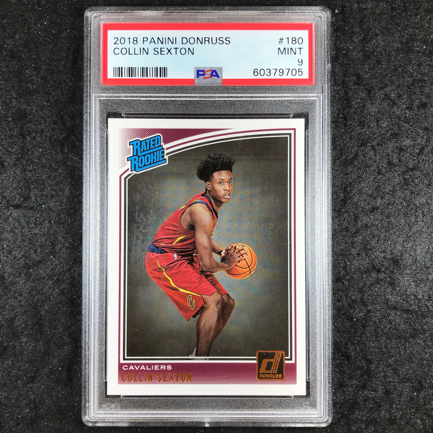 2018 Panini Donruss COLLIN SEXTON Rated Rookie #180 PSA 9 (705)
